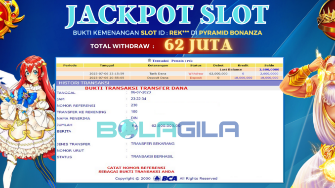 bukti jp bolagila #261