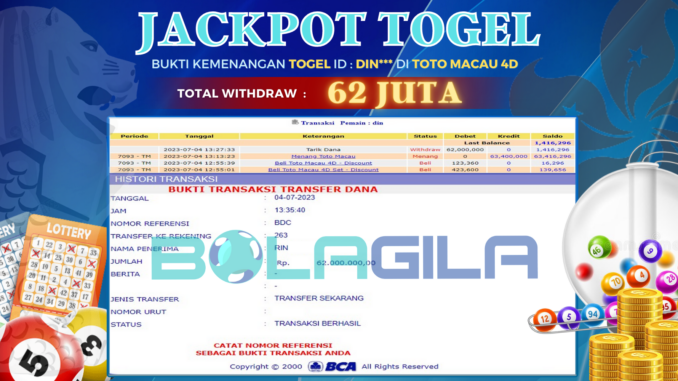 bukti jp bolagila #252