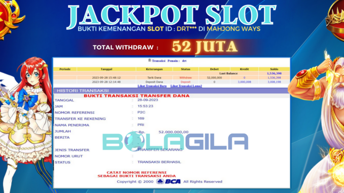 bukti jp bolagila #498