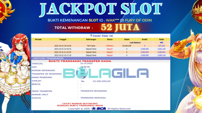 bukti jp bolagila #511