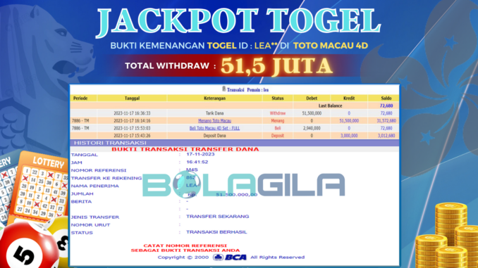 bukti jp bolagila #561