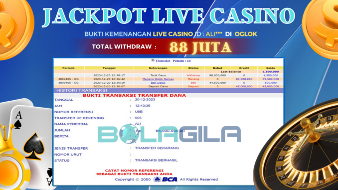 BUKTI JP BOLAGILA #568