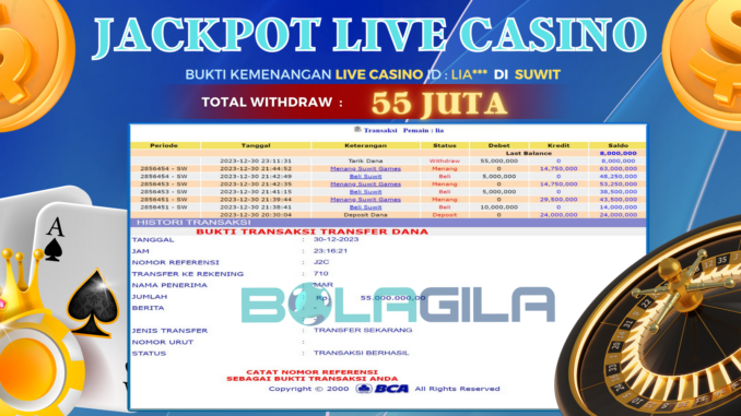 BUKTI JP BOLAGILA #587