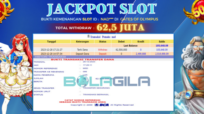 BUKTI JP BOLAGILA #584