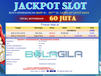 BUKTI JP BOLAGILA #588